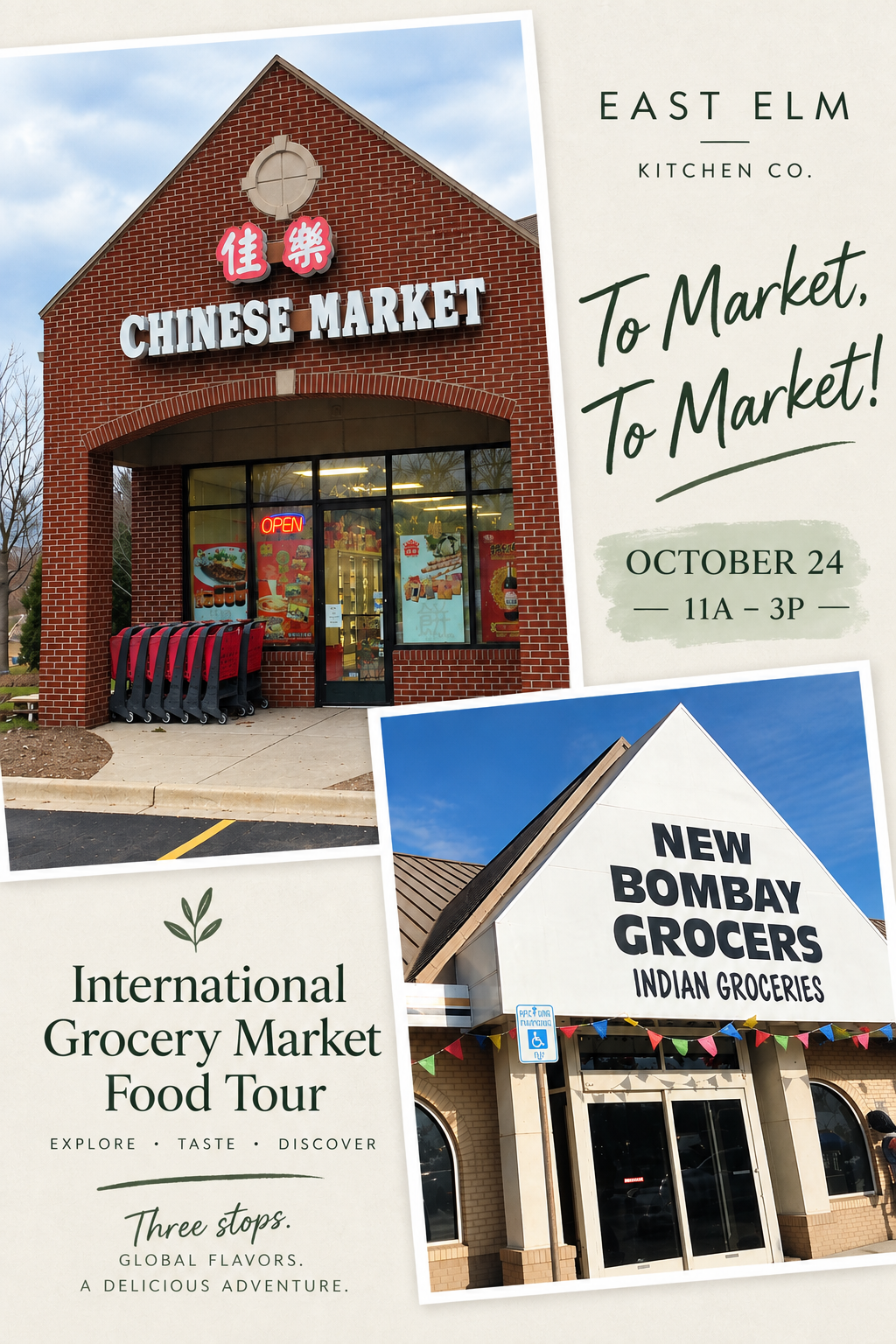 Culinary Experience: October 24, To Market, To Market!