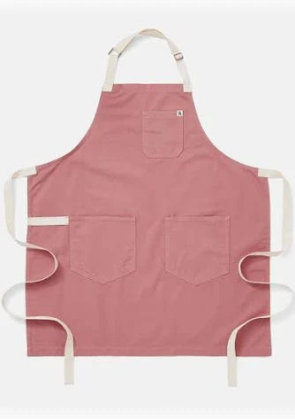 Hedley & Bennett Essential Apron - Rhubarb, Garment Dyed