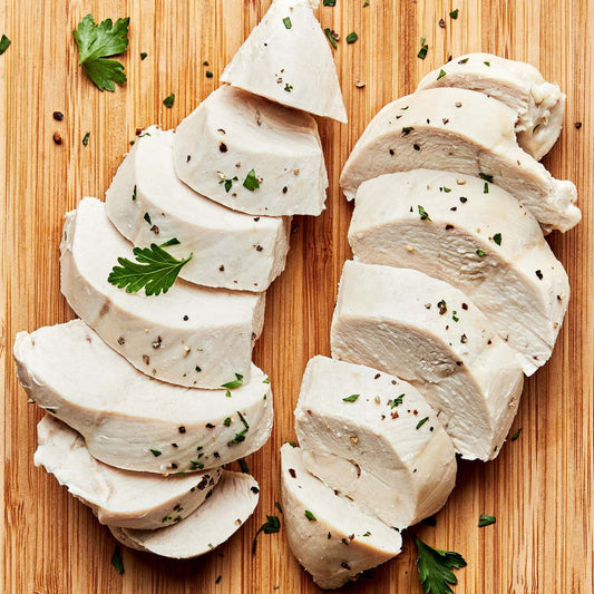 Actually Good Poached Chicken Breast