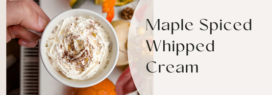 Maple Spiced Whipped Cream